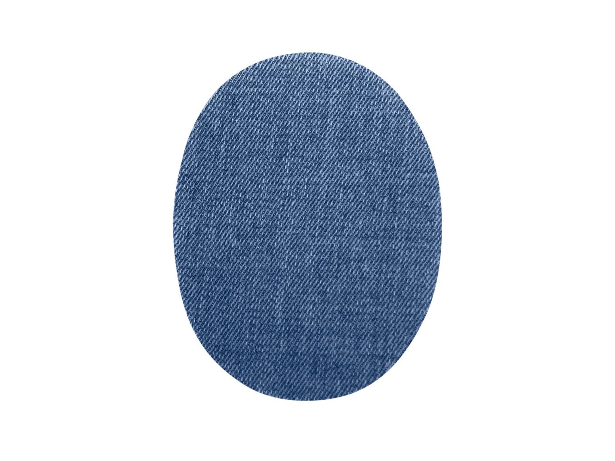 VENO 2 Jeans-Flecken Mittelblau 10 x 8 cm aufbügelbar