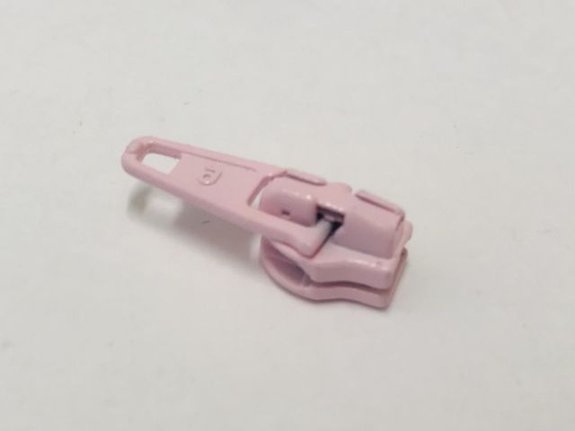 Zipper/Schieber Rosa 166 für Endlosreißverschluss