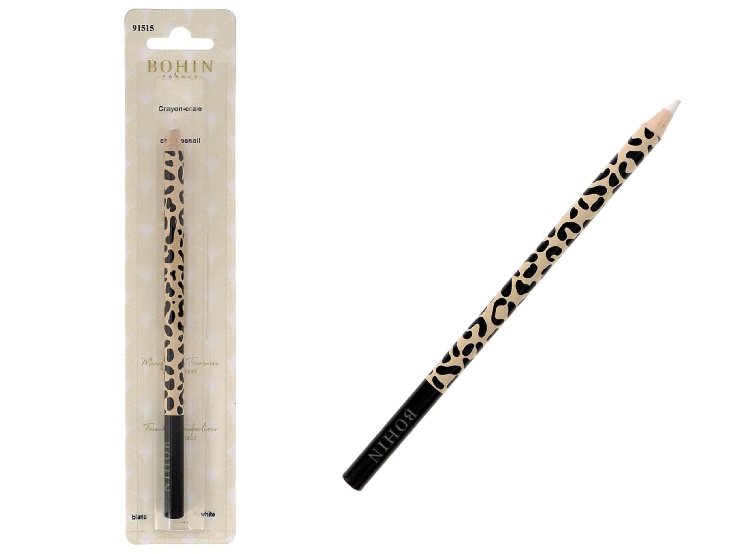 BOHIN Markierstift Weiß auswaschbar LEO