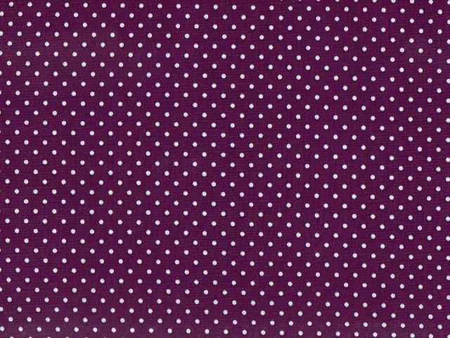 Baumwollstoff Pünktchen Violett 130g/m2