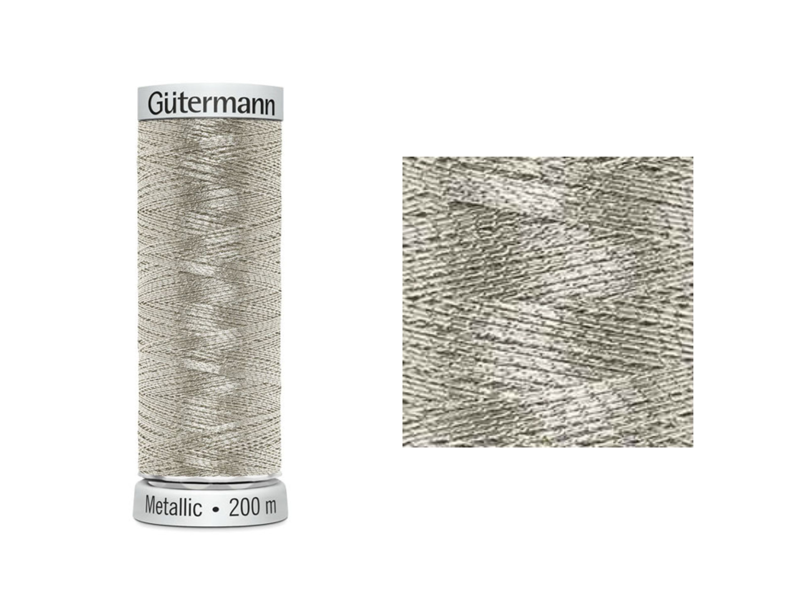 Gütermann Allesnäher 200 m Silber Metallic 7009 SULKY
