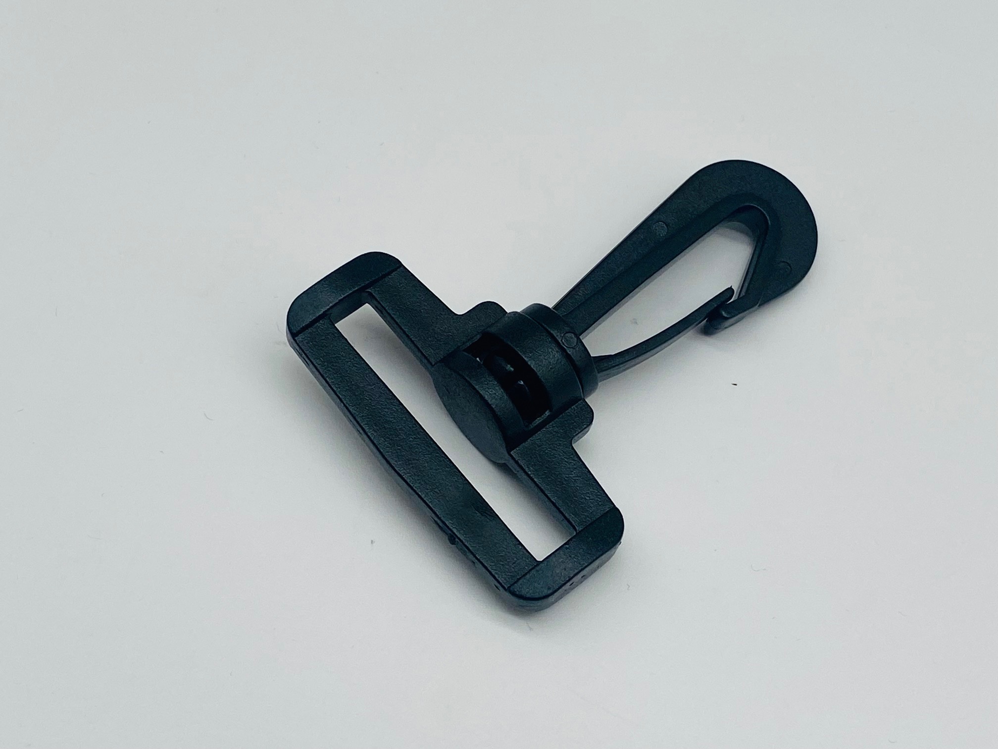 Karabinerhaken 40 mm  Kunststoff Schwarz