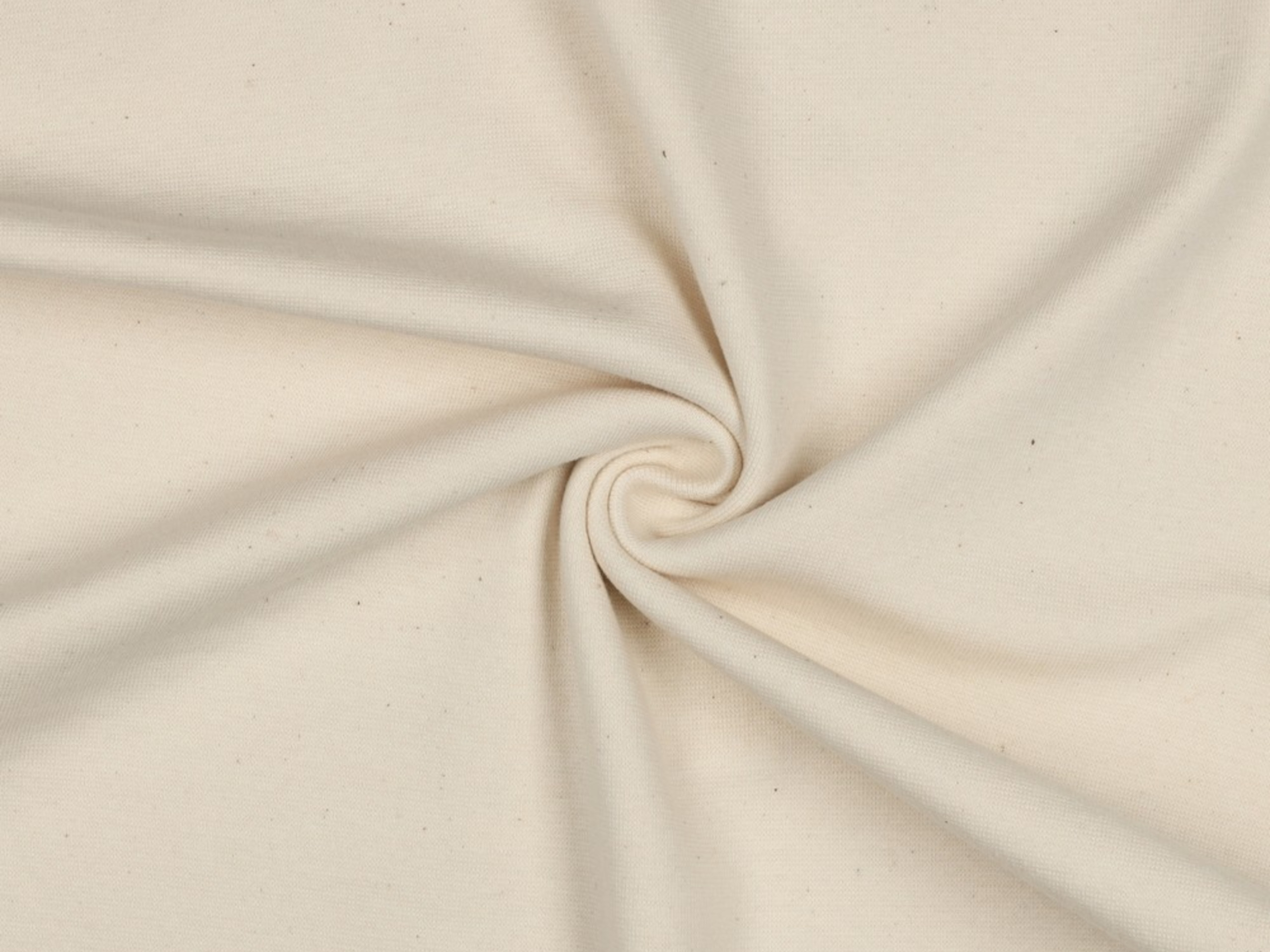 Baumwolljersey Uni Natur Creme VH 119