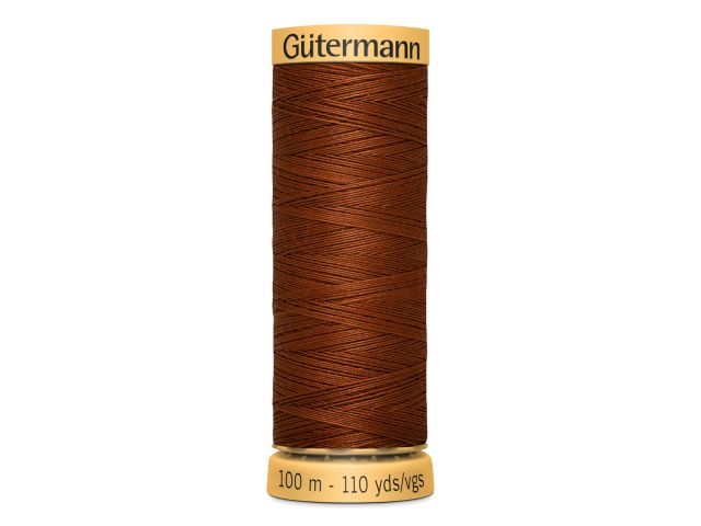 Gütermann Baumwollnähgarn 100 m 2143 Rostbraun