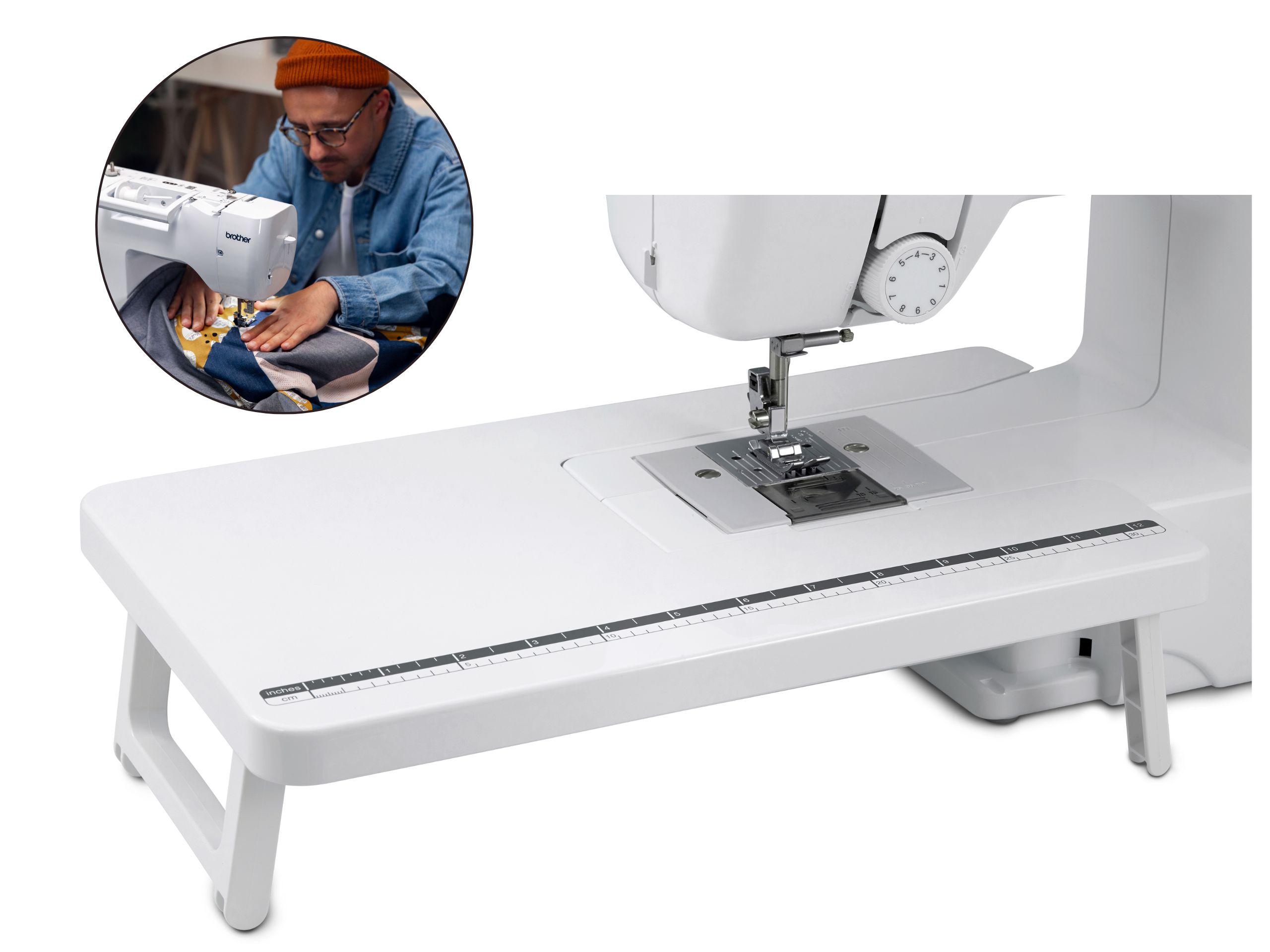 Anschiebetisch für BROTHER Nähmaschinen A-Serie