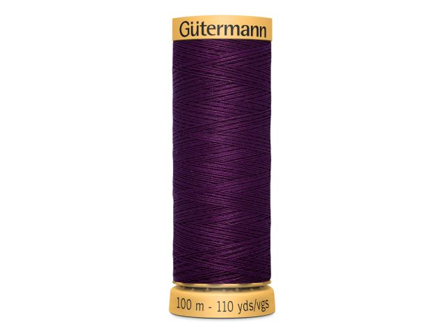 Gütermann Baumwollnähgarn 100 m 3832 Aubergine