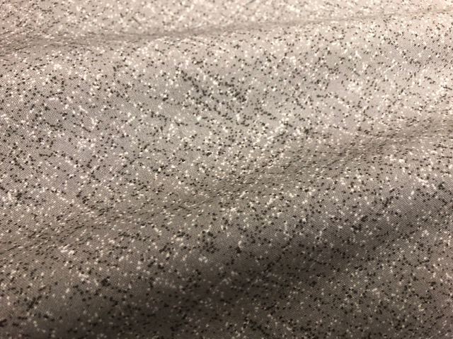 Baumwollstoff Cosmos gesprenkelt Grau 160g/m2