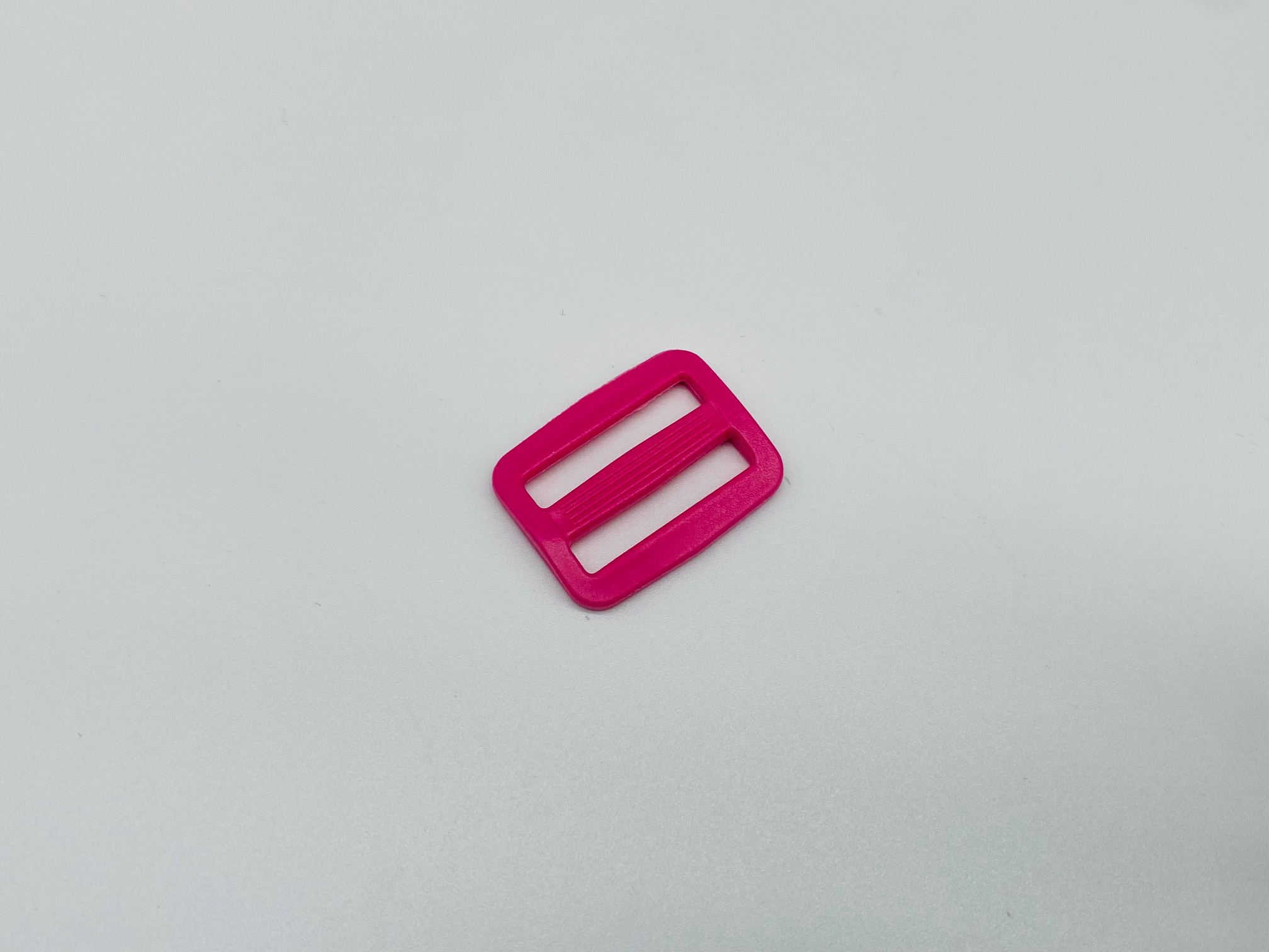 Leiterschnalle 25 mm Pink Kunststoff Versteller