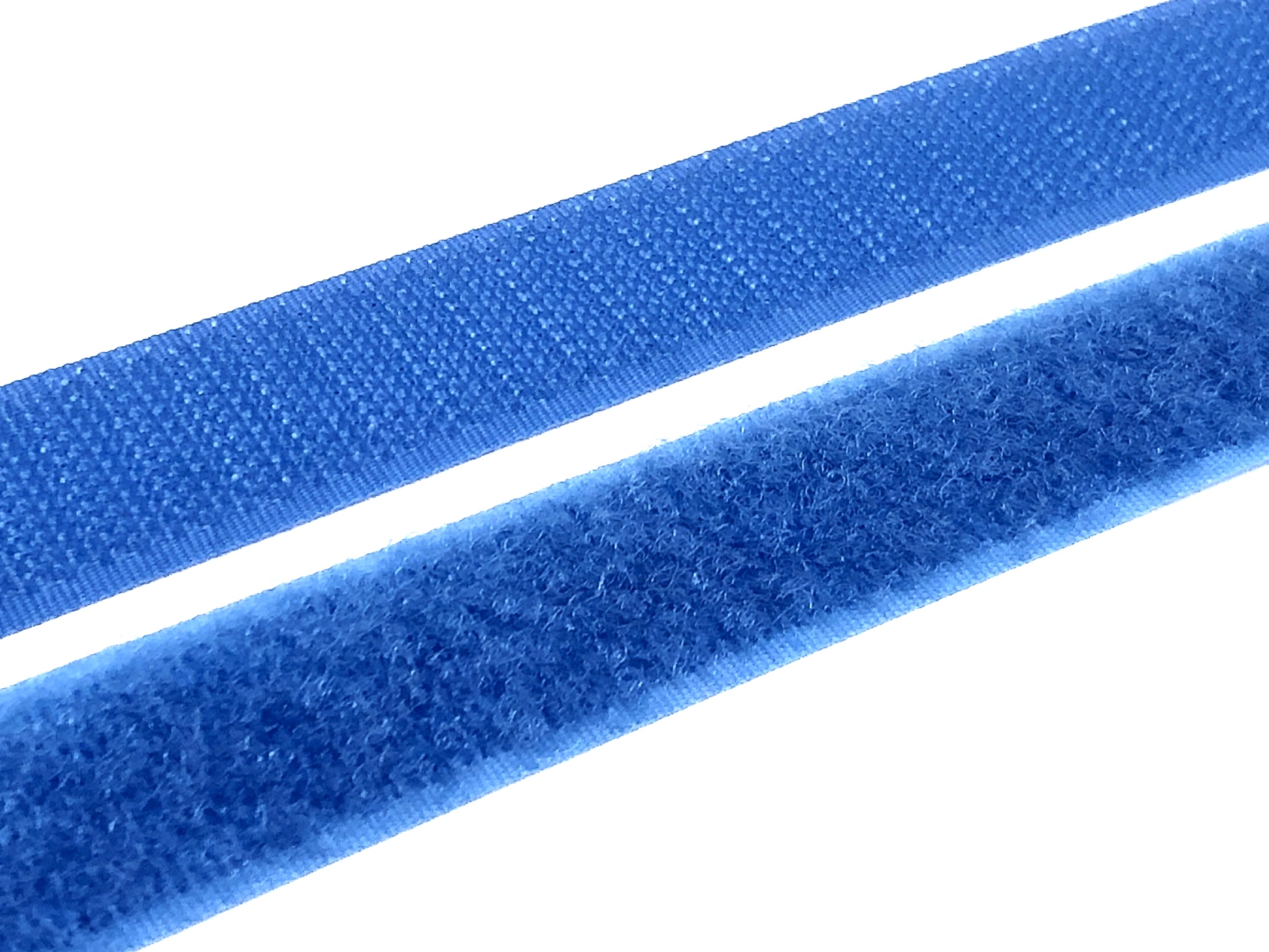 Klettverschluss zum Aufnähen Kornblumenblau  20 mm 24 Klettverschluss zum Aufnähen Kornblumenblau  20 mm 24