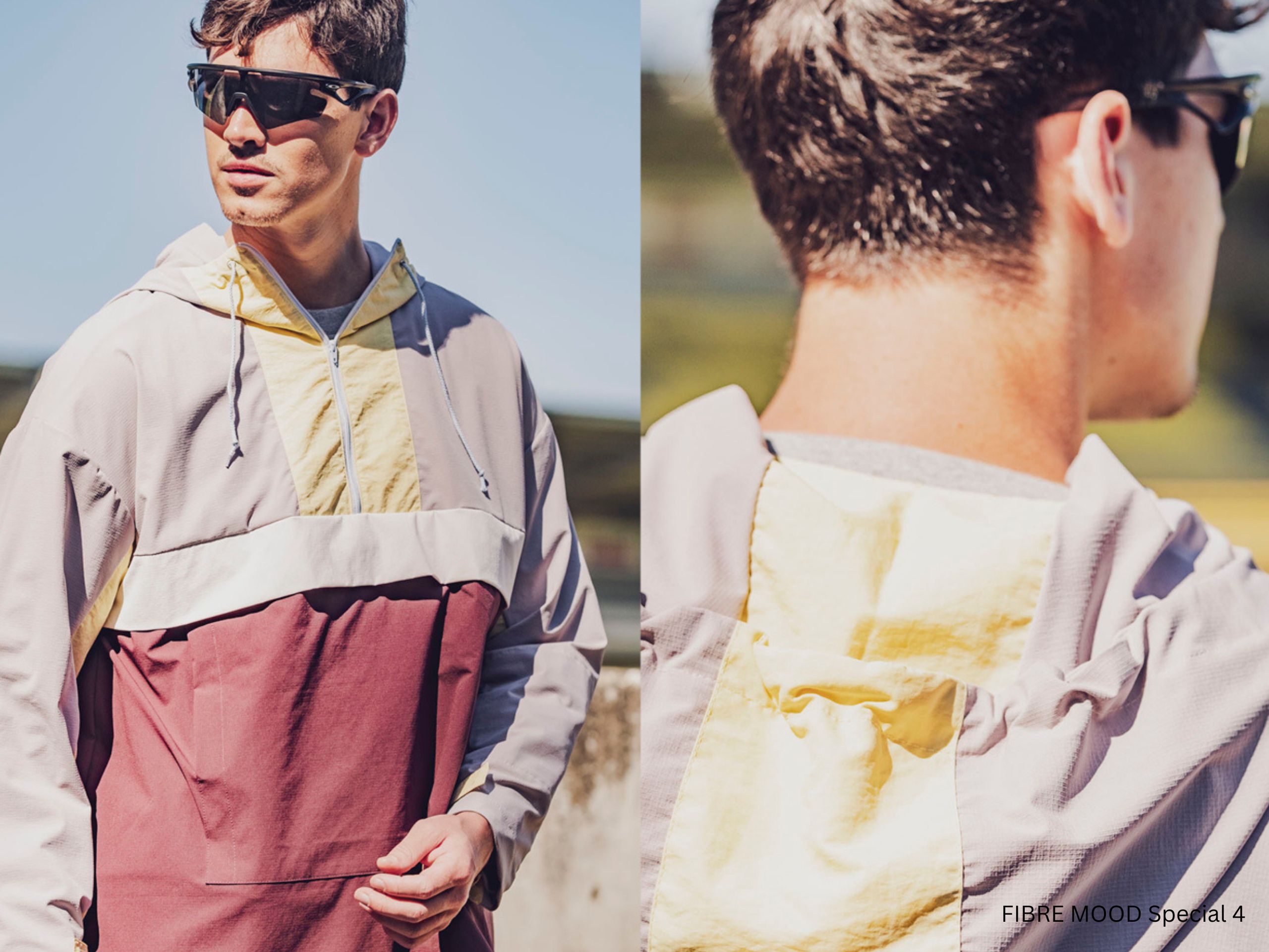 FIBRE MOOD Nylon Hellgelb Sport and Outdoor waterproof